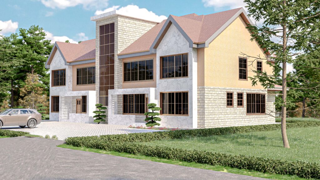 4 BEDROOM, TOWN HOUSES – RUAI – Floor Plan Preview