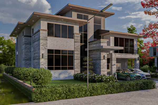 4 BEDROOM MAISONETTE – KAJIADO – 3D Render