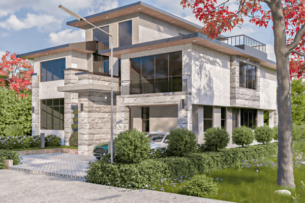 4 BEDROOM MAISONETTE – KAJIADO – 3D Render