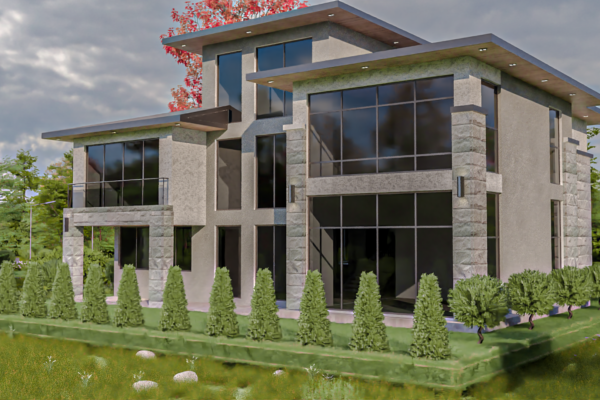 4 BEDROOM MAISONETTE – KAJIADO – 3D Render