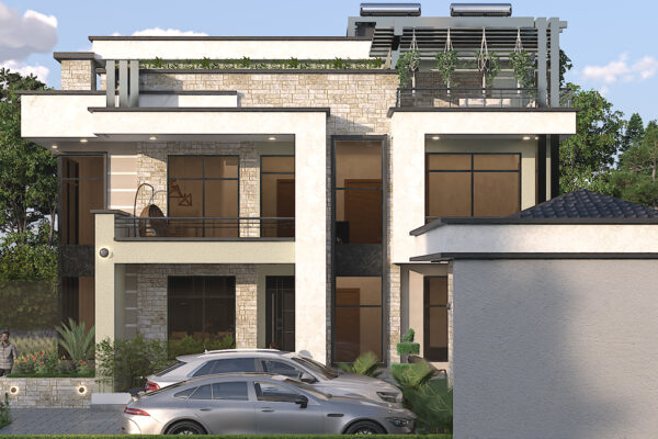 5 – BEDROOM, JUJA VILLA – 3D Render