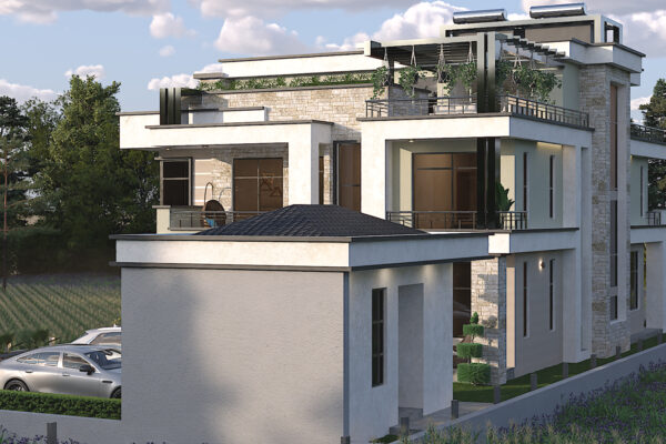 5 – BEDROOM, JUJA VILLA – 3D Render