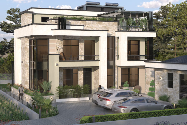 5 – BEDROOM, JUJA VILLA – 3D Render
