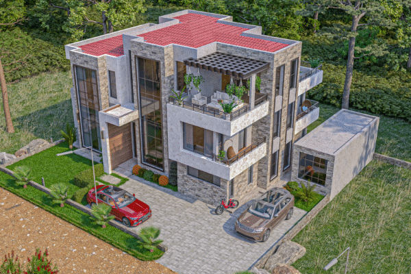 5 BEDROOM VILLA – RUIRU – 3D Render