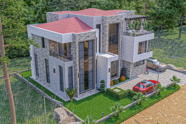 5 BEDROOM VILLA – RUIRU – 3D Render