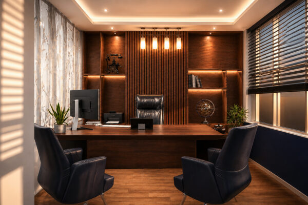 T.E.T Office Fit-out for Executive Travel Services – 3D Render